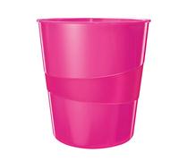 LEITZ WOW - Cestino gettacarte - 15 litri - Fucsia metallizzato - 52781023
