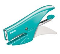 Leitz Cucitrice a pinza 5547 WOW – Fino a 15 fogli – Acquamarina metallizzato