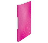 LEITZ WOW listino fogli fissi - 40 buste - dim. 31 x 23 cm - Fucsia metallizzato - 46320123