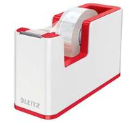 Leitz Dispenser per nastro adesivo Bianco-Rosso Larghezza rotolo (max.): 19 mm