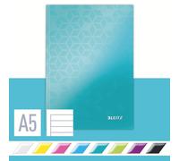 Leitz WOW Quaderno a Righe per Appunti con Copertina Rigida, Formato A5, 160 Pag