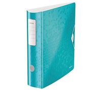 Leitz WOW-Raccoglitore A4, 82 mm, colore: turchese, confezione da 5 - NUOVO
