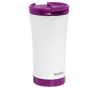 Leitz WOW Tazza da Viaggio, Acciaio Inox, Isolamento Termico per Bevande Calde e Fredde, Riutilizzabile, Viola
