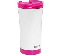 Leitz Wow Tazza da Viaggio, Acciaio Inox, Isolamento Termico per Bevande Calde e Fredde, Riutilizzabile, Fucsia