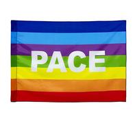 LEIVESTE Bandiera Pace Arcobaleo Cm 90 * 150
