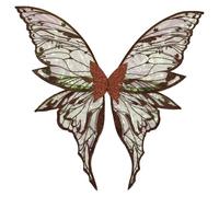 Lejafay Accessori Costumi Con Ali Farfalla O Ali Fate Trasparenti E Luccicanti La Festa Halloween Marrone Taglia unica