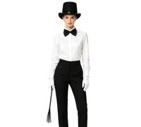 Lejafay Accessori Il Cosplay Mago Halloween Kit Con Cappello Alinskij Nero | Frusta E Bacchetta,Materiale Leggero Qualità,Progetto Unisex Tutti Gli Adulti,Festa In Costume,Di Cosplay,Maschera,Rave
