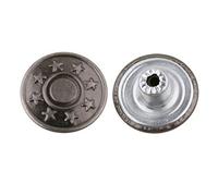 Lejafay Pezzi Set di Bottoni per Jeans in Metallo Sostituzione Bottone per Cucito Artigianato Borse Vestiti Colore Bronzo E Nero Bronzo Nero Canna di Fucile One_Size