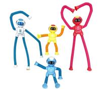Lejelyma 4pcs robot tidget giocattolo, giocattoli sensoriali per i più piccoli per bambini, giocattoli per i educativi del robot per bambini di 3-9 anni