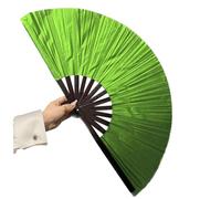 Lejelyma Ventola pieghevole da 10 pollici portatili decorativi in stile cinese vintage in PVC Folding Fanshell per la chiesa di feste che balla il fan cinese