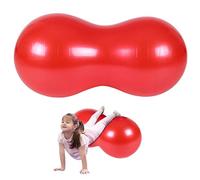 LejeMaek Sfera di Arachidi, Palla da Yoga Gonfiabile in PVC da 35x18 Pollici per Gravidanza con Pompa, Attrezzatura per Il Fitness Sicuro antirofono per casa, gysanut