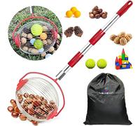 LEJIEYIN Nocciolino di Oliva Raccogli Castagne Raccoglitore Castagne Rullo Giardino Leggero attrezzo a Mano all'aperto con Telescopico