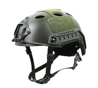 LEJUNJIE Casco Militare Paintball Airsoft per Teste Sotto i 59 cm, con Staffa NVG e Binario di Guida Laterale, per Giovani e Appassionati di Attività Outdoor, Unisex Adulti