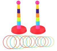 Lekabee Gioco del lancio dell'anello per bambini, giochi di lancio dell'anello di carnevale per bambini festa di compleanno giochi da giardino all'aperto forniture