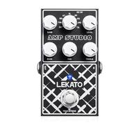 LEKATO Amp Simulator Pedale effetto chitarra con True Bypass Clean to Overdrive per chitarra elettrica Bypass (EP-01)