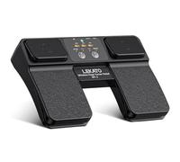 LEKATO Pedale Bluetooth Page Turner con controllo backing track e indicatore batteria, pedale wireless ricaricabile per spartiti, smartphone, tablet e lezioni musicali (WT-2)