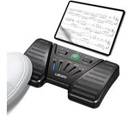 LEKATO Pedale Voltapagina Bluetooth, Pedale Girapagina per Tablet Smartphone, Bluetooth Page Turner Pedal Ricaricabile Silenzioso Portatile, 5 Modalità, per Suonare Strumenti o Suggerire