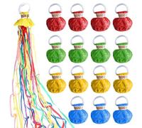 LEKEFETO 15 pezzi stelle filanti da lanciare: 30 colori, stelle filanti per matrimoni, feste, stelle filanti, bombe filanti a mano, per Capodanno, compleanni, matrimoni