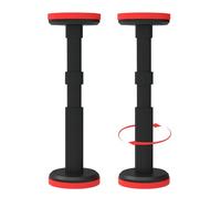 LEKEFETO 2 aste telescopiche da 18 a 45 cm, sistema di supporto regolabile, supporta fino a 400 kg, staffe telescopiche, per armadi, divani, pensili, mobili da bagno