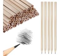 LEKEFETO 200 Matite HB in Legno Naturale, 17,7 cm x 0,7 cm - Set per Bambini, Alleve, Scuole (Triangolari) - Grafite per Carta
