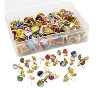 LEKEFETO 200 pezzi bandiere puntine in metallo: puntine da disegno in metallo di alta qualità, puntine da disegno con bandiera nazionale, puntine decorative, spille per carte del mondo