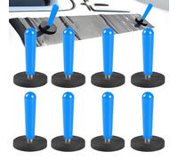 LEKEFETO 8 magneti di montaggio per auto: supporto magnetico per imballaggio, magnete di montaggio, strumento di pellicola per pellicole, auto avvolgente, pellicola fai da te, pellicola per auto (blu)
