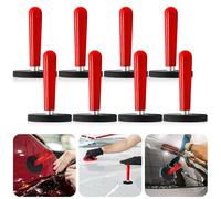 LEKEFETO 8 magneti di montaggio per auto: supporto magnetico per imballaggio, magnete, magnete di montaggio, strumento di pellicola per pellicole, per auto, fai da te, pellicola per auto, colore rosso