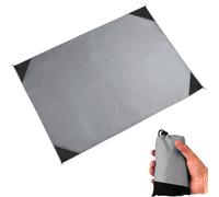 LEKEFETO Coperta da Spiaggia Ultra Leggera E Portatile: Resistente alla Sabbia E Impermeabile, Pieghevole E Compatta per Spiaggia, Picnic, Campeggio E Escursionismo (210 X 200 Cm, Grigio)