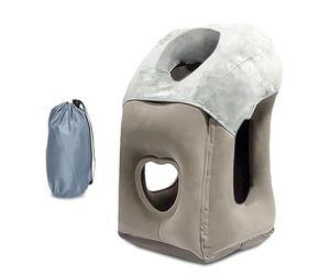 LEKEFETO Cuscino da viaggio gonfiabile cuscino cervicale cuscino gonfiabile cuscino da viaggio portatile cuscino supporto cervicale comodo supporto testa mento perauto, aereo, campeggio, treno, viaggi