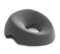 LEKEFETO Cuscino massaggiante viso - poggiatesta massaggiante con foro, cuscino ergonomico per lettino da massaggio e spa, memory foam (grigio chiaro, 32 x 27 x 14 cm)