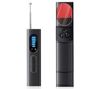 LEKEFETO Rilevatore di microspie, rilevatore di telecamere nascoste 5 in 1, con 5 livelli di sensibilità, rilevatore di telecamere nascoste, rilevatore di telecamere spia, per hotel, casa, viaggi