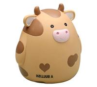 LEKEFETO Salvadanaio a forma di mucca per bambini: salvadanaio in vinile carino per ragazze e ragazzi, decorazione per cameretta, regalo, giocattoli