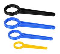 LEKEFETO Set di 4 chiavi per taniche DIN 41/51/61, chiave in plastica doppia per taniche da 5-30L, apritore per tappi a vite robusto e universale