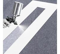 LEKEFETO Stencil di linea di parcheggio, pieghevole, riutilizzabile, in silicone, pieghevole, stencil per asfalto calcestruzzo superfici stradali verniciatura a spruzzo