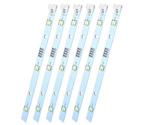 LEKEFETO Striscia luminosa a LED 6 pezzi per frigorifero E349766 MDDZ-162A 1629348 DC12V 2W - Lampada di ricambio per modelli Hisense Rongsheng