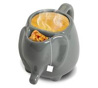 LEKEFETO Tazza da tè Elefante, ceramica, 500 ml, tazza da caffè 3D, idea regalo per uomo e donna