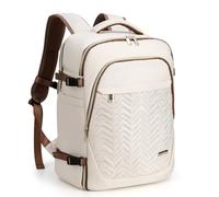 Lekespring Zaino da Viaggio Aereo Bagaglio a Mano 35L,Zaino Uomo Donna con Organizer Valigie 6 Pezzi Set, Borse da Cabina per Easyjet 45x36x20, Zaini Porta PC per Scuola Casual Lavoro Ufficio,Grigio
