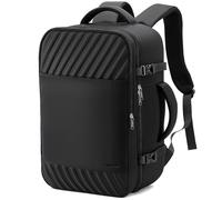 Lekespring Zaino Ryanair 40x20x25 Zaino da Viaggio Aereo Bagaglio a Mano, Zaini Porta PC Uomo Donna con Scomparto Scarpe, Borsa da Cabina per Easyjet Vueling Wizz Air, Lavoro Scuola Trekking, Nero