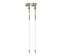 LEKI Airfoil 3D / 14 mm - Bianco/Giallo - Bastoni da sci unisex con Trigger 3D