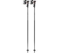Leki Airfoil 3D - bastoncini sci alpino 115 Black/Grey unisex Alluminio