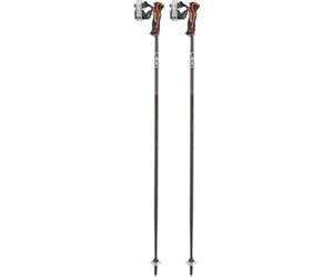 Leki Airfoil 3D - bastoncini sci alpino Black/Grey/Red 135