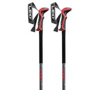 Leki - Bâtons de ski de randonnée - Haute Route 2 Dark Anthracite-Dark Red-Black in Alluminio - Nero