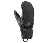 Leki - Mouffles de ski imperméables - Hevon 3D Mitt Black in Pelle - Taglia 8 - Blu navy