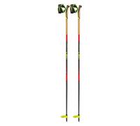 Leki - Bastoncini da escursionismo - Mezza Race Bright Red-Black-Neonyellow - Taglia 145 cm - Nero