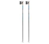 Leki - Bastoncini da fondo - Cc 450 Brightblue-Black-White - Taglia 145 cm - Nero