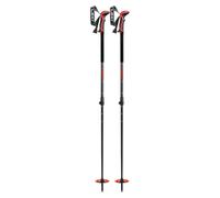 Leki - Bâtons de ski de randonnée - Haute Route 2 Dark Anthracite-Dark Red-Black in Alluminio - Nero