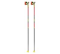 Leki - Bastoncini da sci di fondo - Prc 750 Bright Red-Neonyellow-Black - Taglia 145 cm - rosso