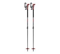 Leki - Bâtons de ski de randonnée - Haute Route 2 Dark Anthracite-Dark Red-Black in Alluminio - Nero