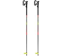 Leki Bastoncini da Sci Mezza Lite, Bright Red-Black-Neonyellow, 125CM