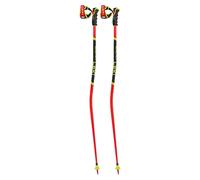 Leki - Bastoncini da sci - Wcr Gs 3D Bright Red-Black-Neonyellow - Taglia 120 cm - rosso
